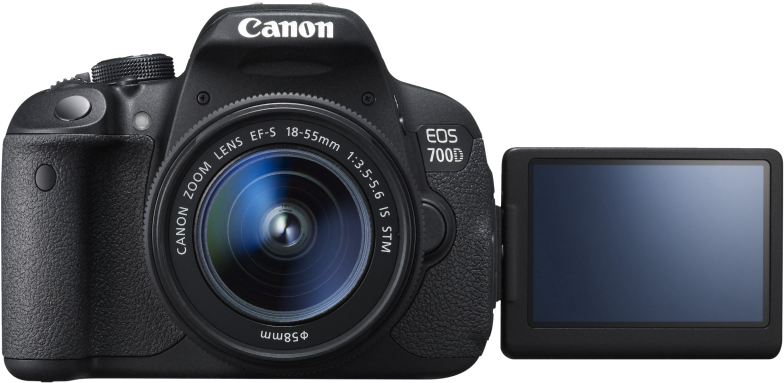 Canon E O S700 D D S L R Camera PNG