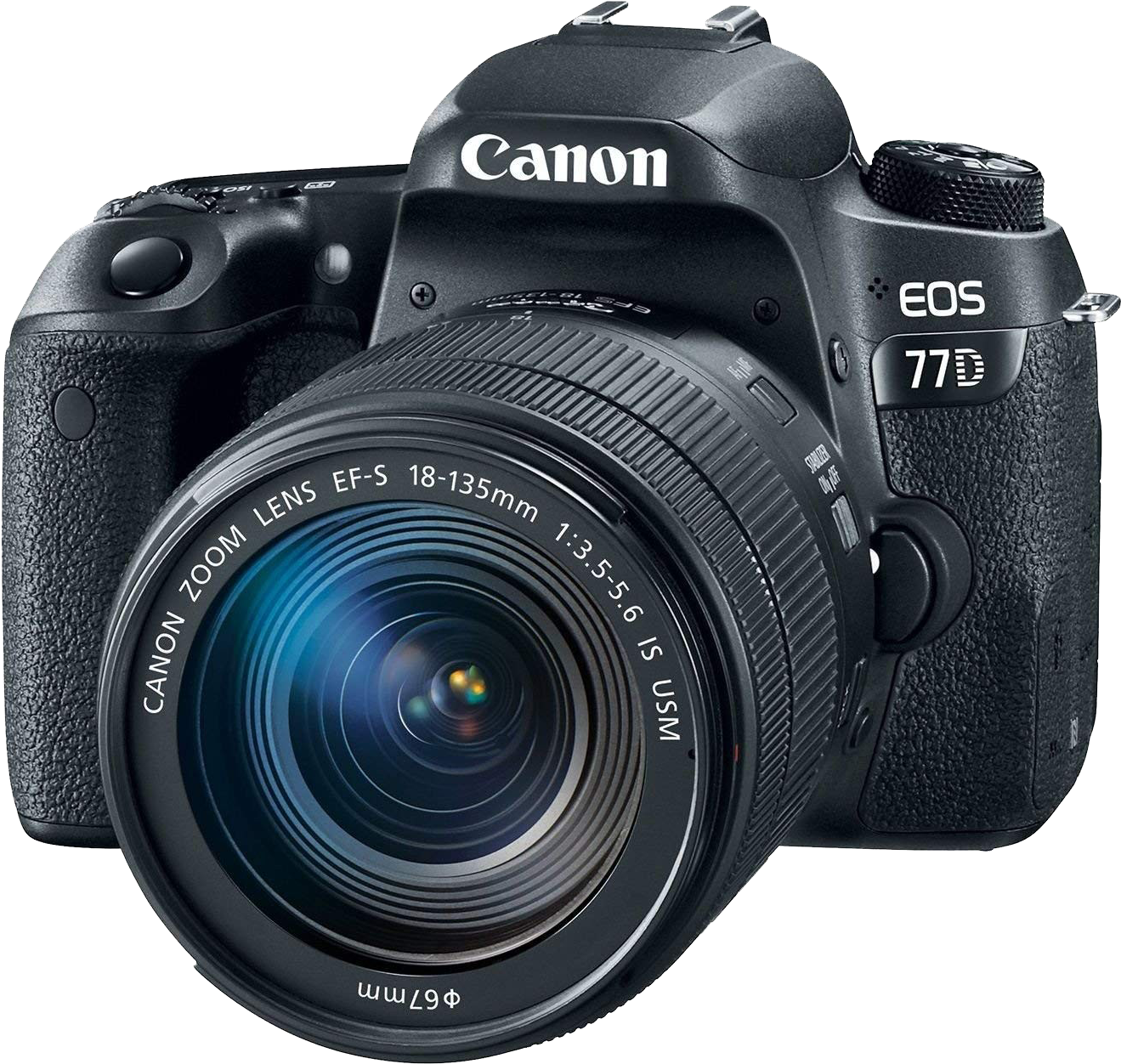 Canon E O S77 D D S L R Camera PNG