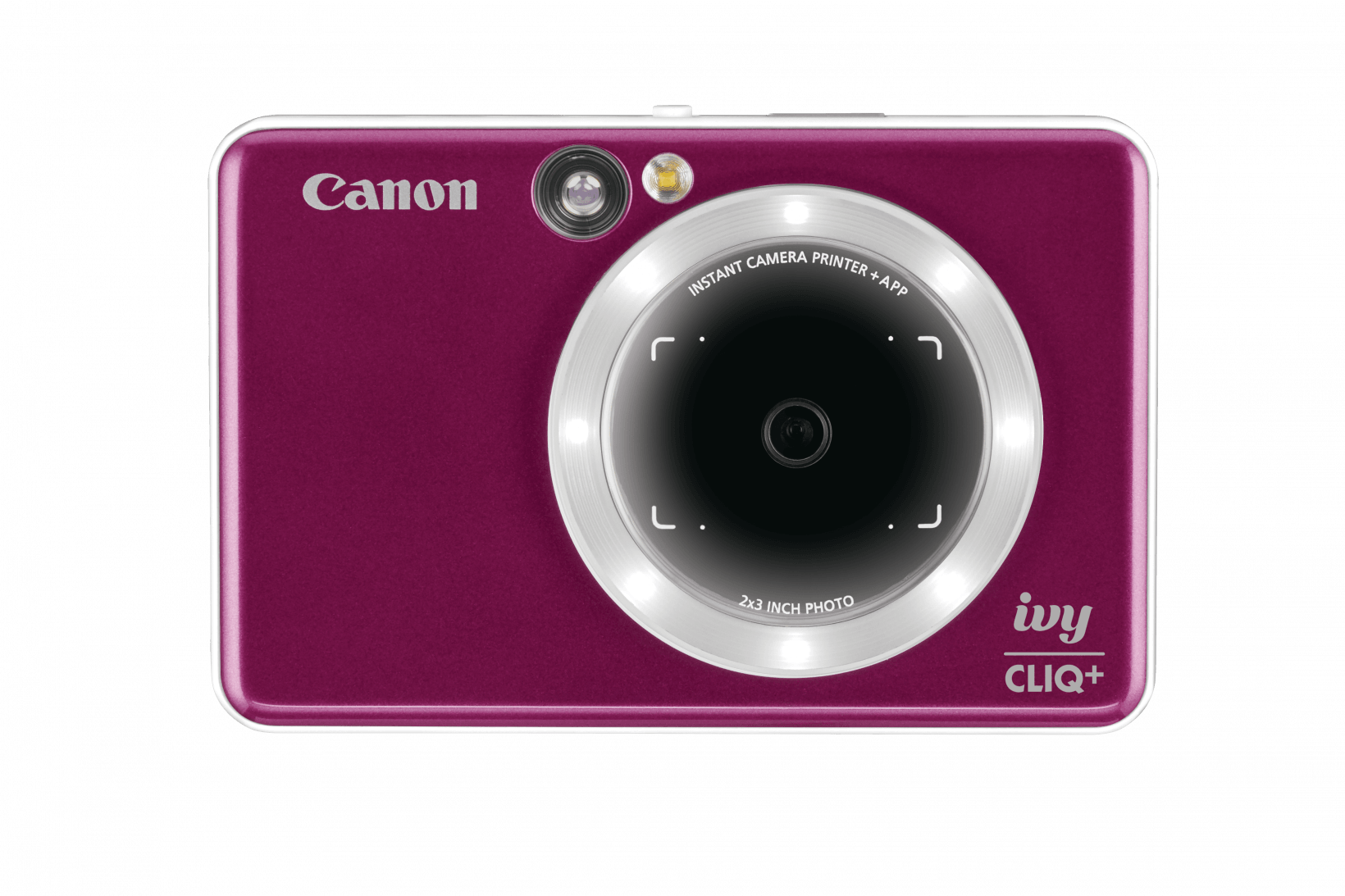 Canon I V Y C L I Q Plus Instant Camera Printer Burgundy PNG