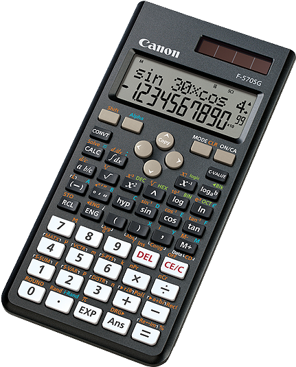 Canon Scientific Calculator F570 S G PNG
