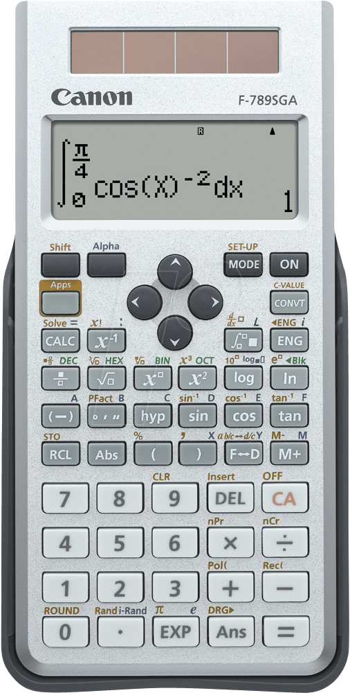 Canon Scientific Calculator F789 S G A PNG