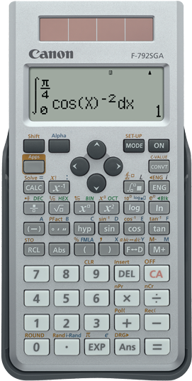 Canon Scientific Calculator F792 S G A PNG