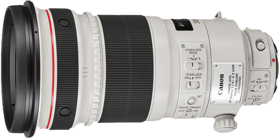 Canon Telephoto Lens Professional Photography Equipment PNG