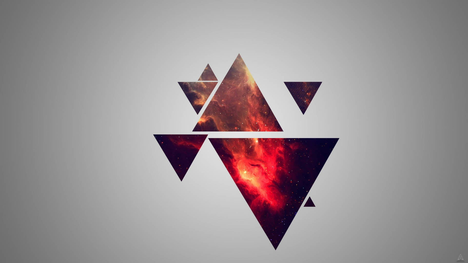 Canva Abstract Triangles Wallpaper