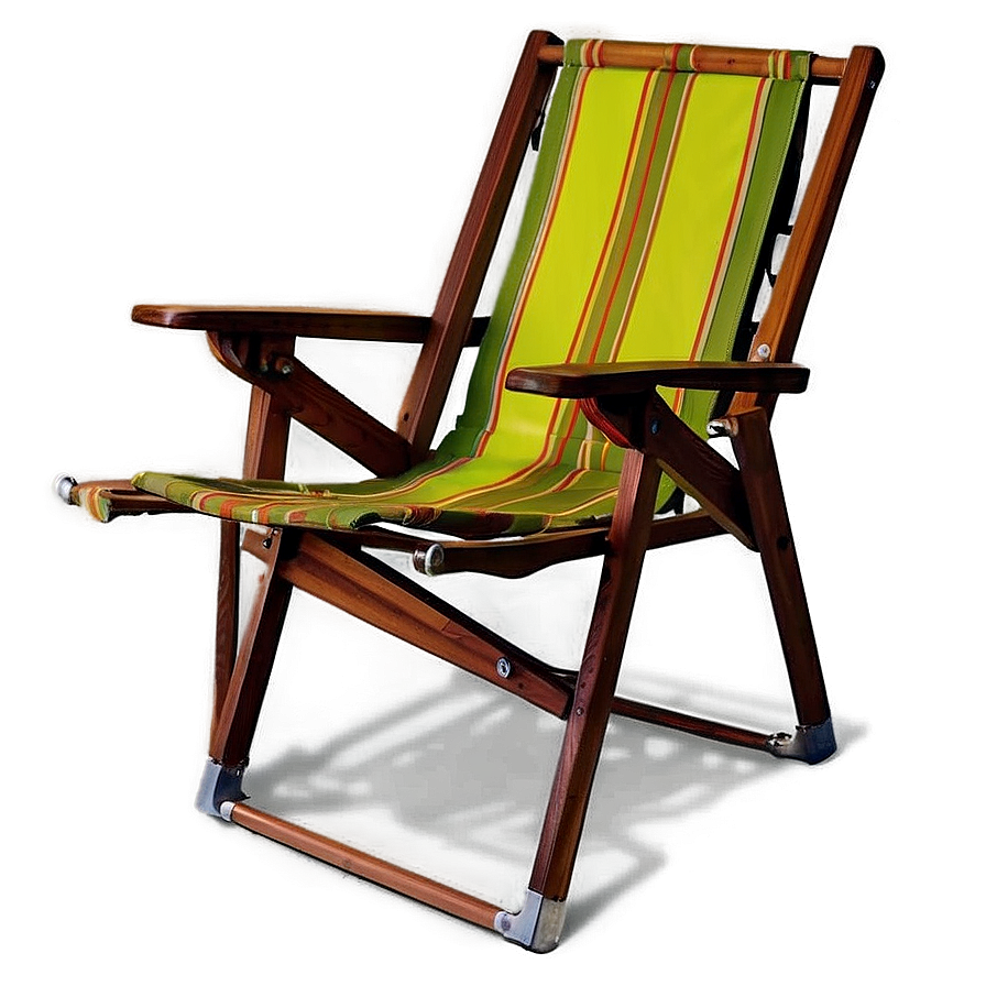 Canvas Lawn Chair Png 06132024 PNG