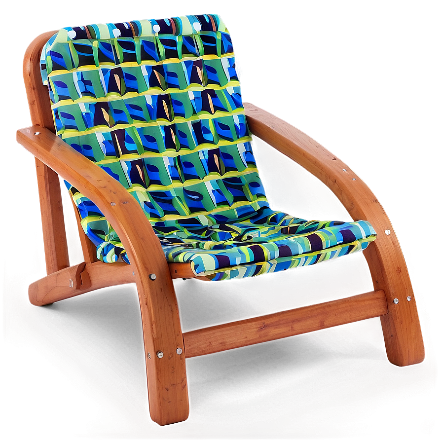 Canvas Lawn Chair Png Cth18 PNG