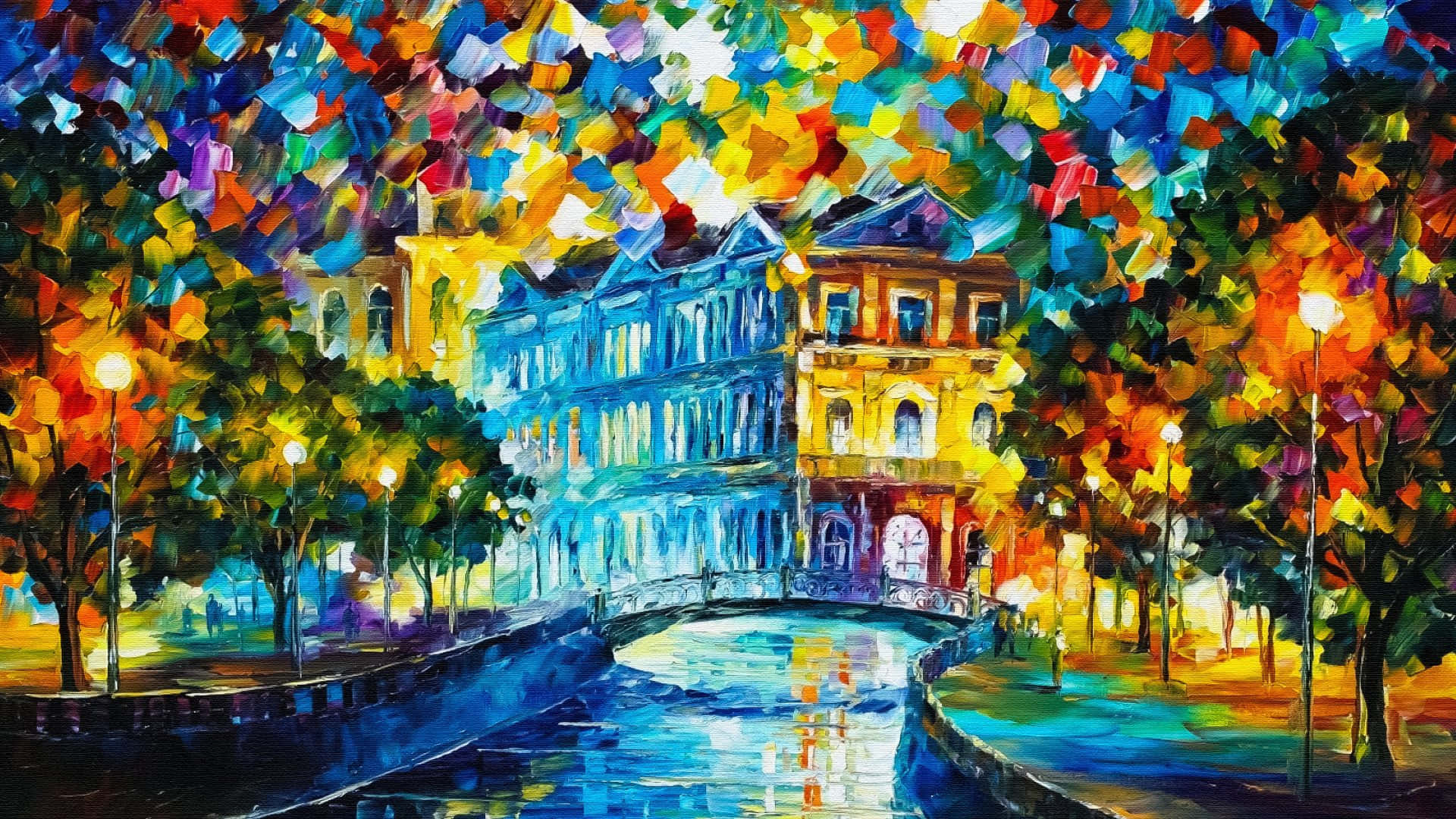 Cityscape Painting Canvas Pictures