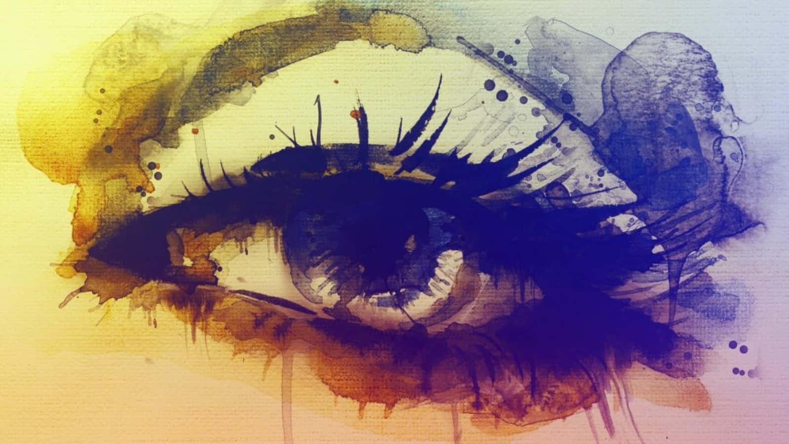 Eye Painting Canvas Pictures