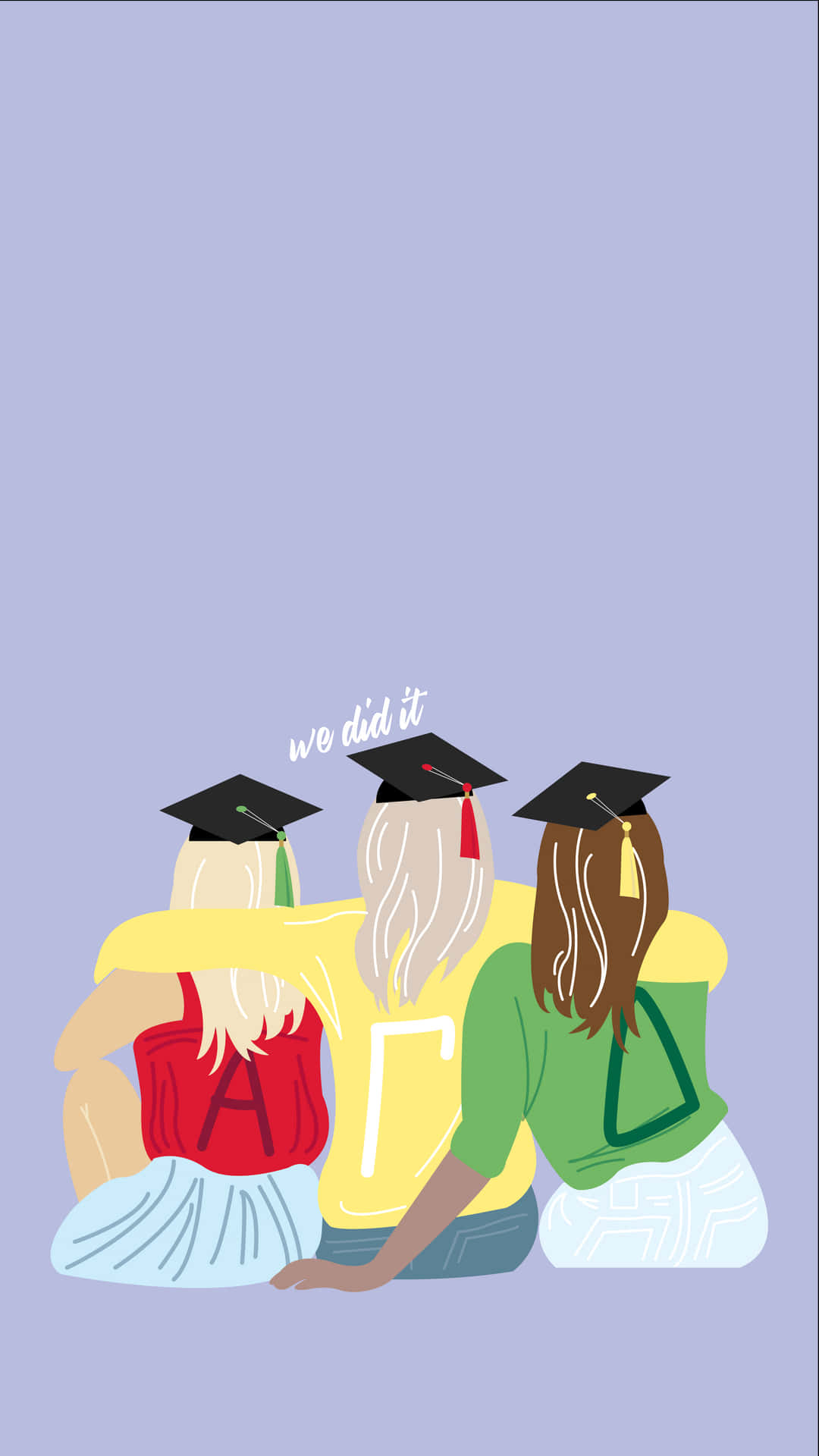 Cap And Gown Vector Art Picture