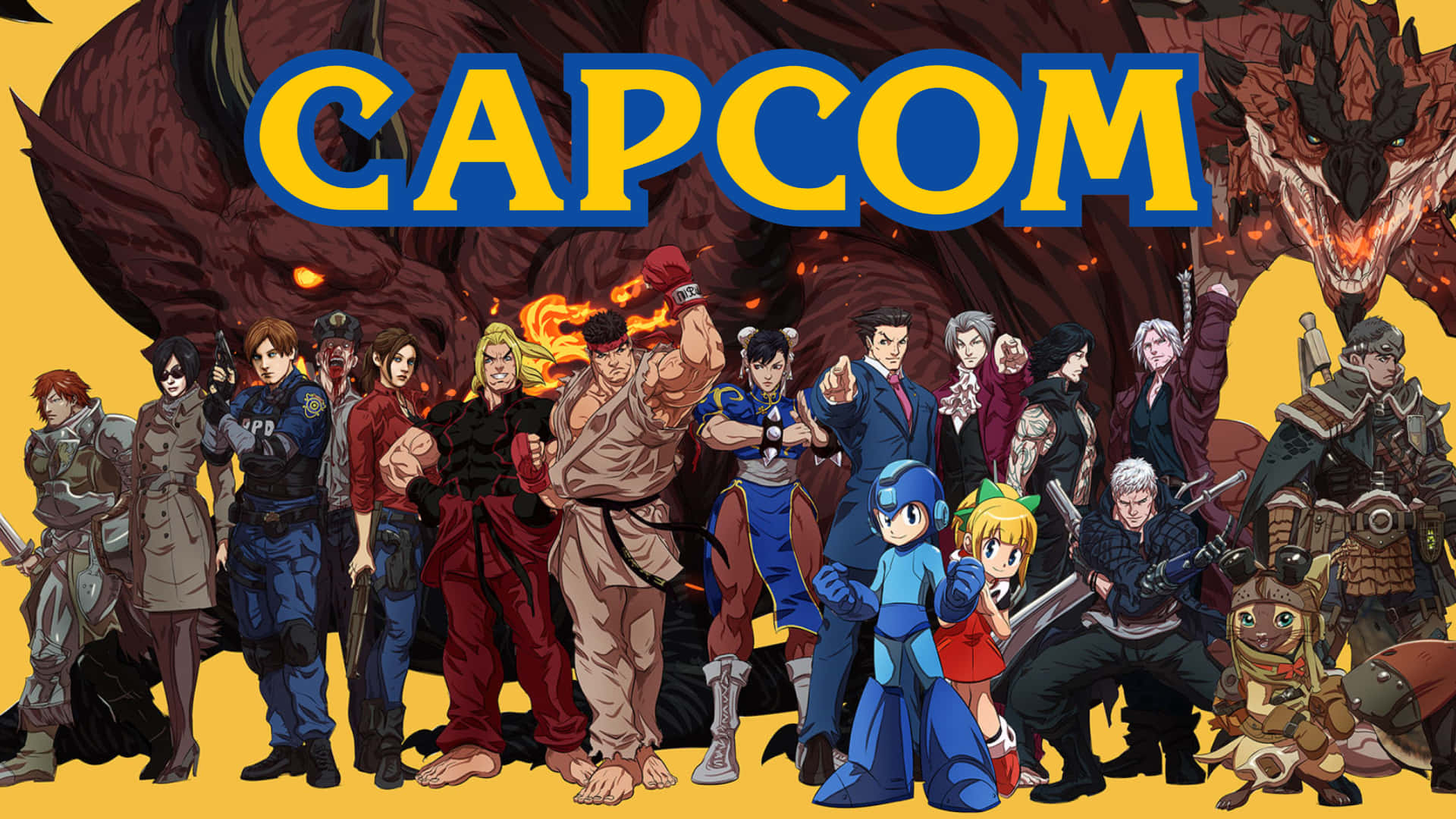 Celebrate the classic Capcom games!