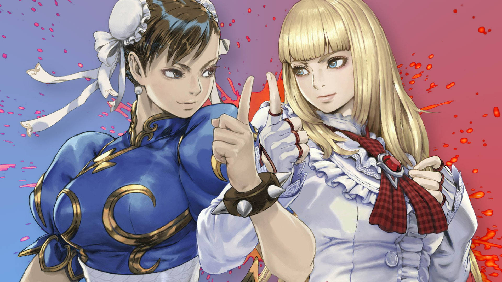 Capcom Chun-li And Lili Background