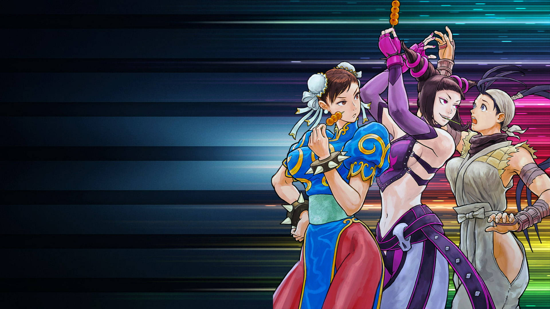 Capcom Female Street Fighters Wallpaper