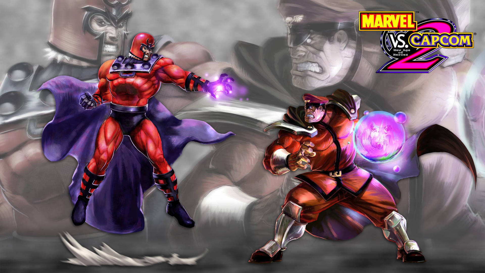 Capcom Magneto Vs. M. Bison Wallpaper