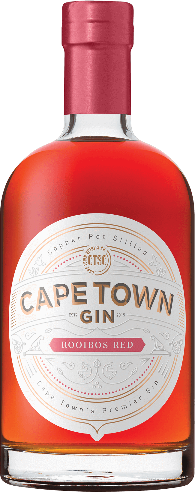 Cape Town Rooibos Red Gin Bottle PNG