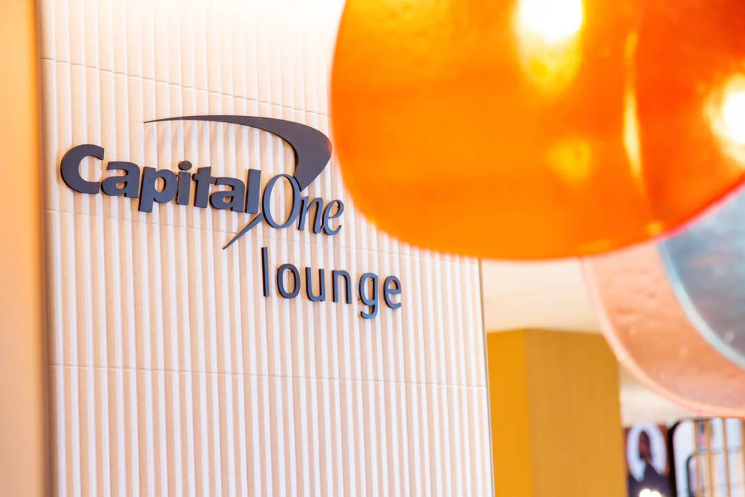 Capital One Orange Lounge Wallpaper