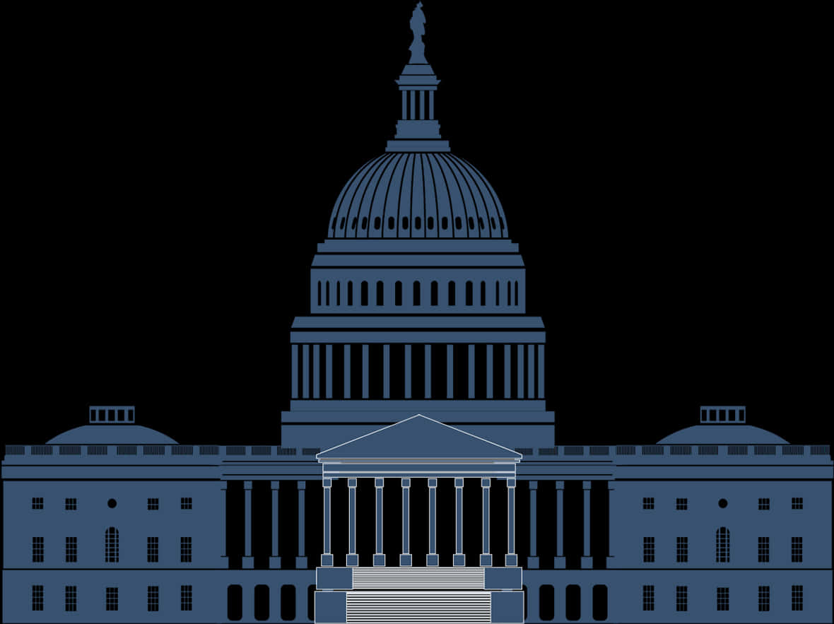 Capitol Building Silhouette PNG