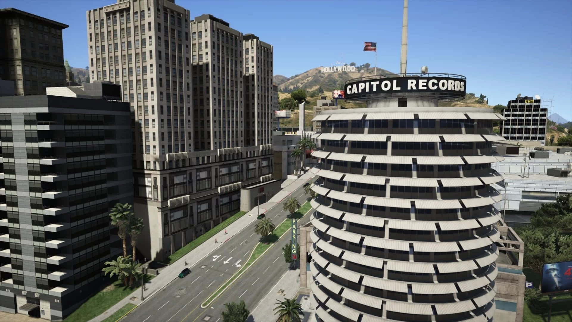 Capitol Records Building Standing Proudly Wallpaper