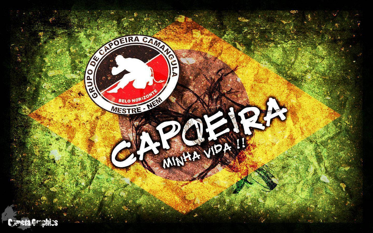 Posterdi Gruppo Di Capoeira Sfondo