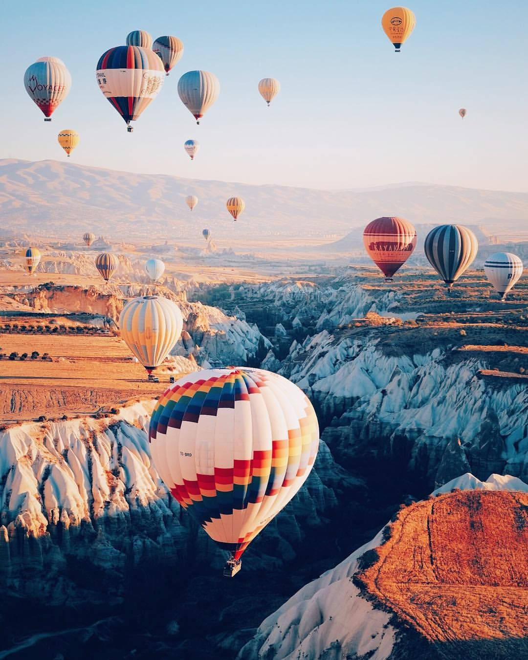 Cappadociaballon Tal Wallpaper