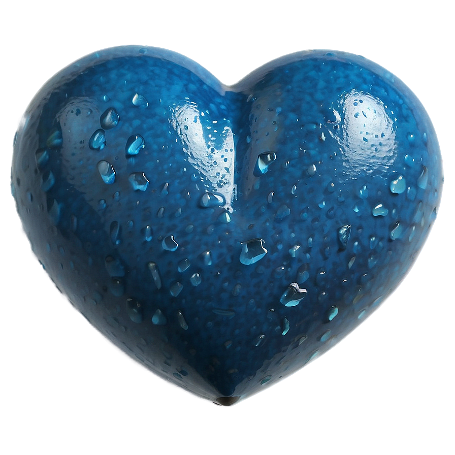 Capri Blue Heart Emoji Png Coc PNG
