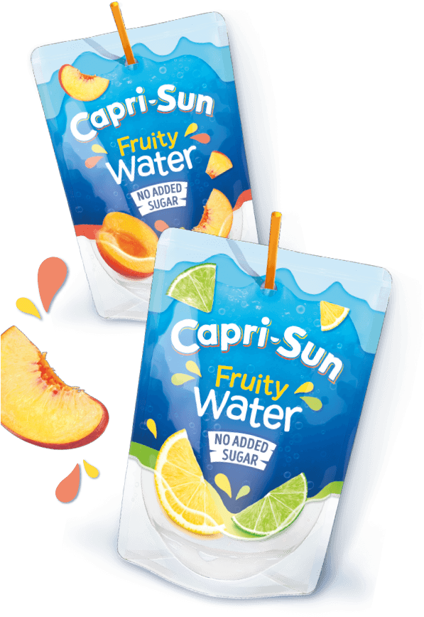 Capri Sun Fruity Water Pouches PNG