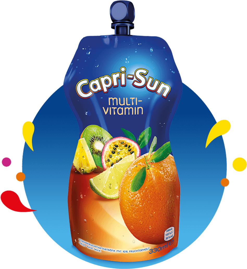 Capri Sun Multi Vitamin Pouch PNG