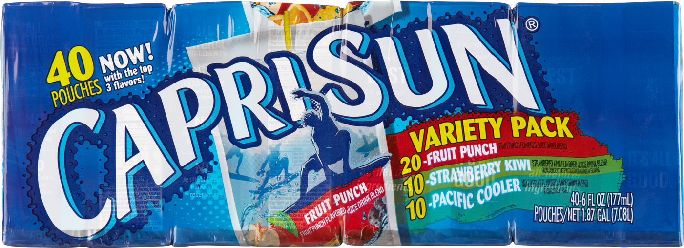 Capri Sun Variety Pack40 Pouches PNG