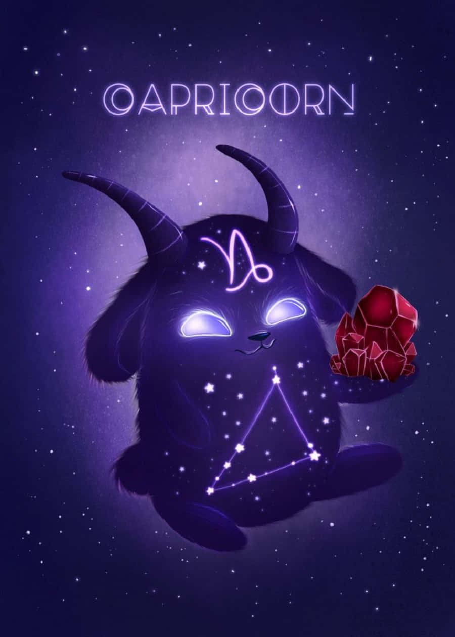 Capricorn Zodiac Sign Illustration
