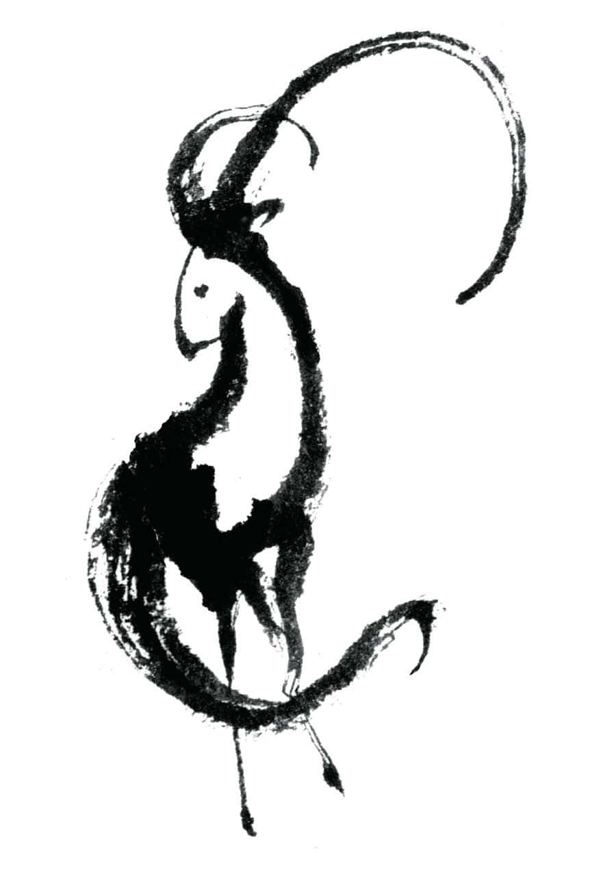 A Capricorn Zodiac Sign Symbol