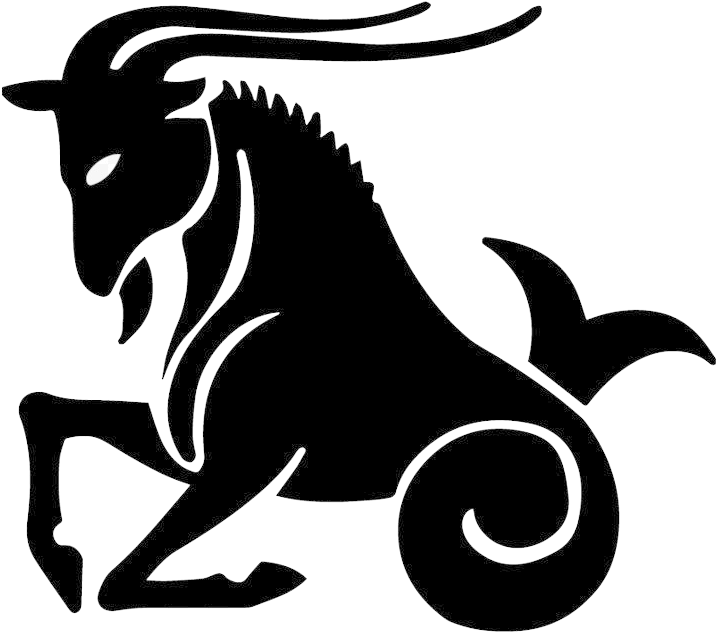 Capricorn Zodiac Silhouette PNG