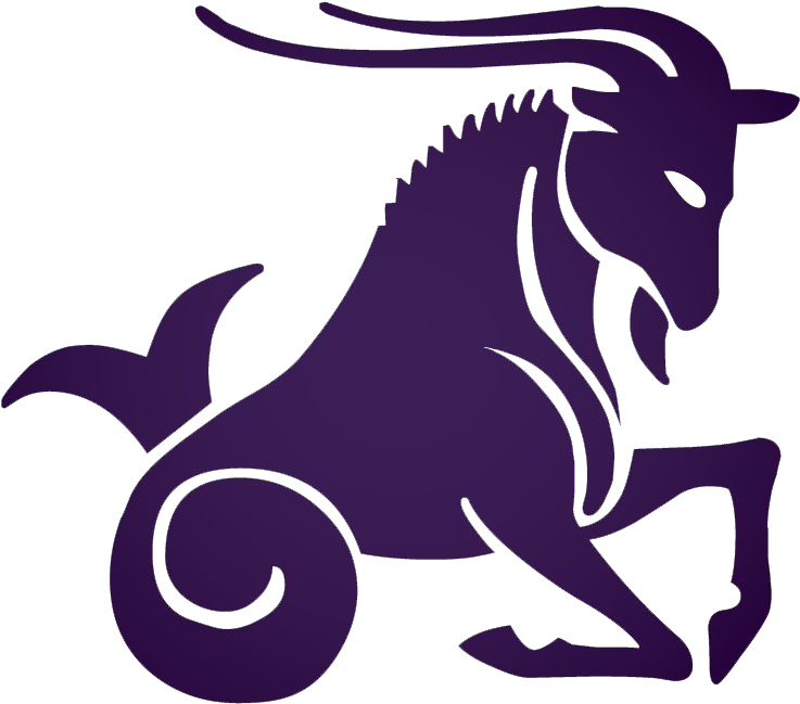 Capricorn Zodiac Symbol Illustration PNG