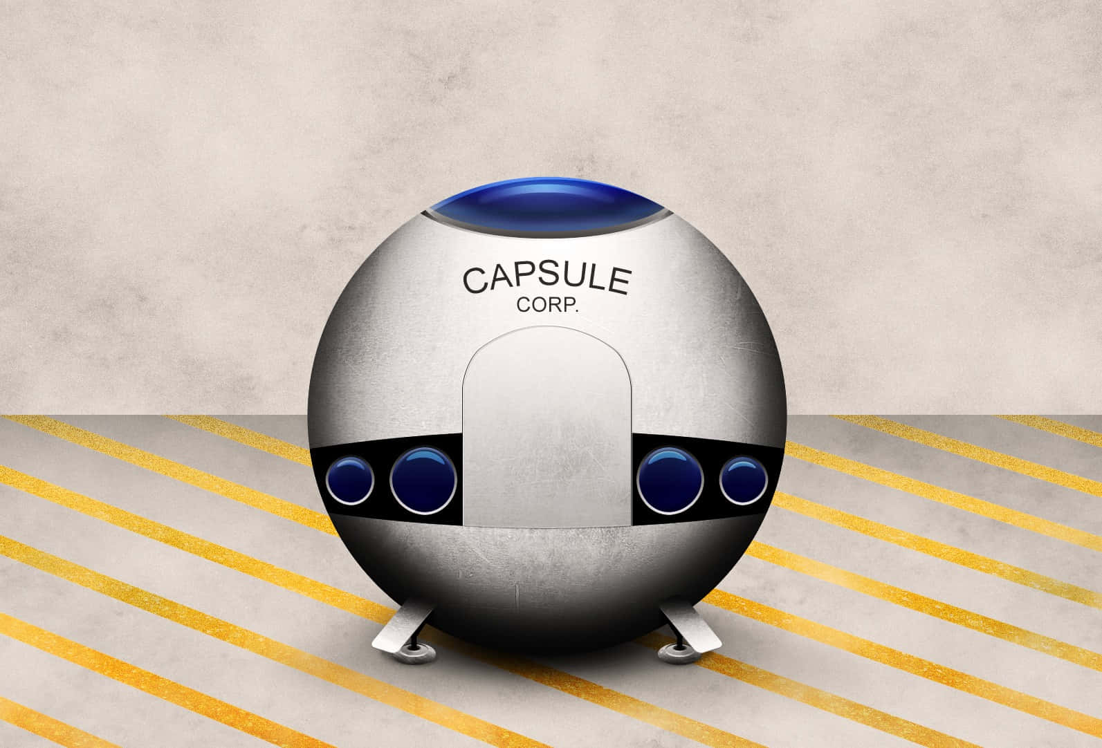 Welcome to Capsule Corp, the futuristic home of innovation and discovery. Wallpaper