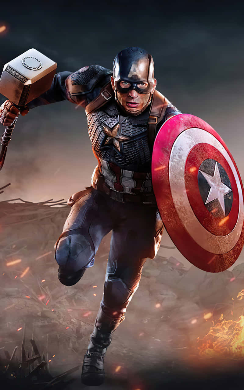 Captain America takes on a whole new form Wallpaper