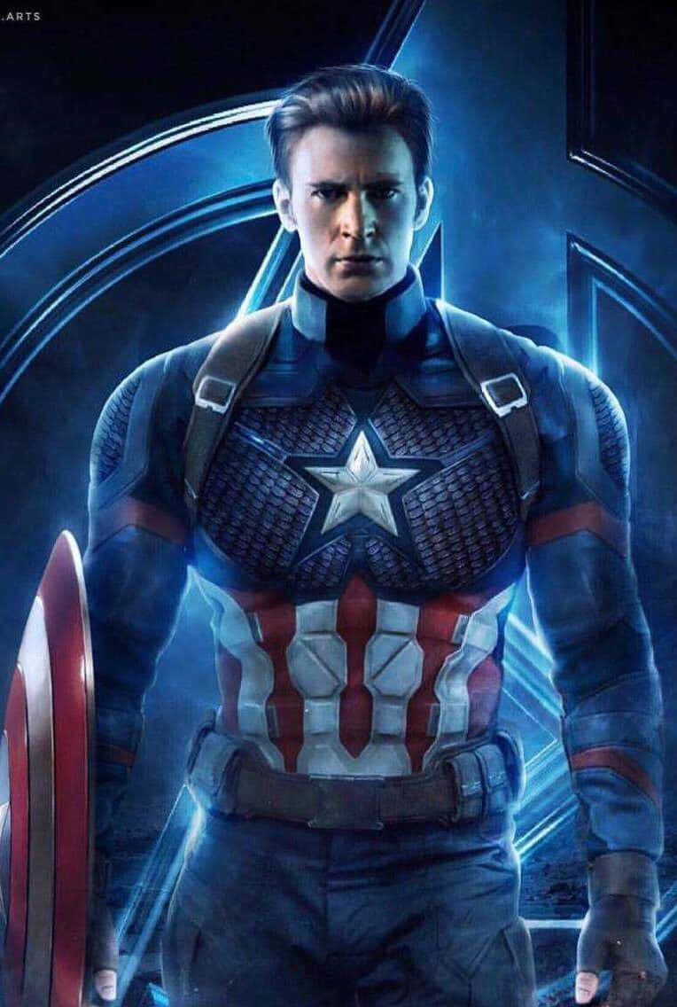 Superhéroeandroid: Capitán América Fondo de pantalla