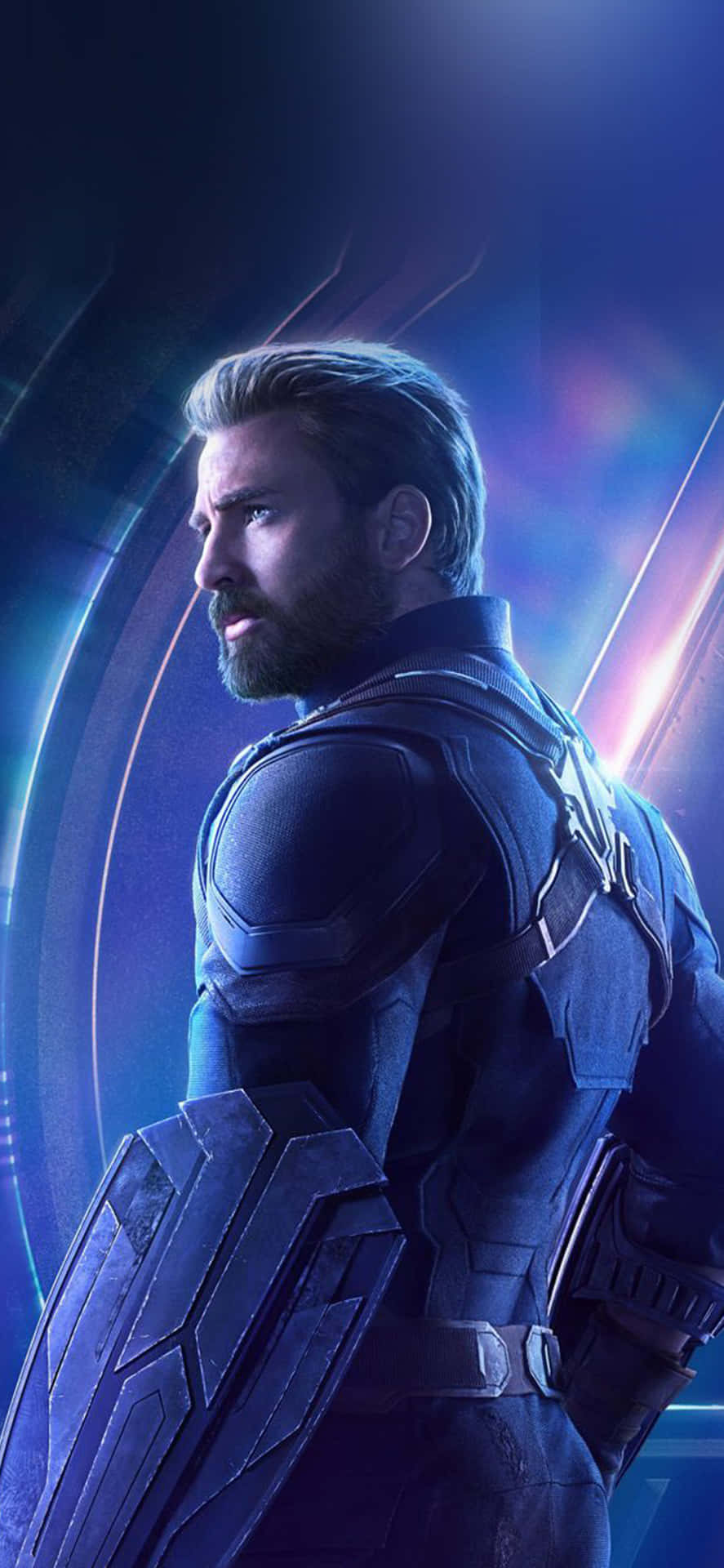 Sfondodel Poster Di Captain America Steve Rogers Degli Avengers Endgame