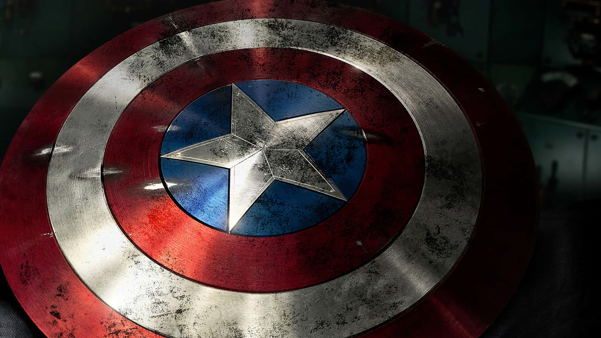 Ragged Captain America Shield Background