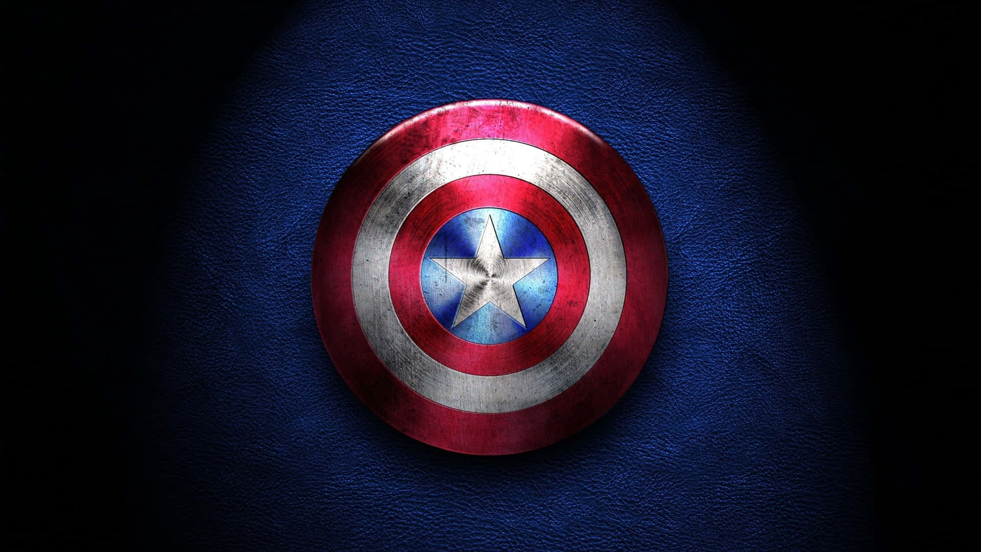 Minimalist Captain America Shield Background