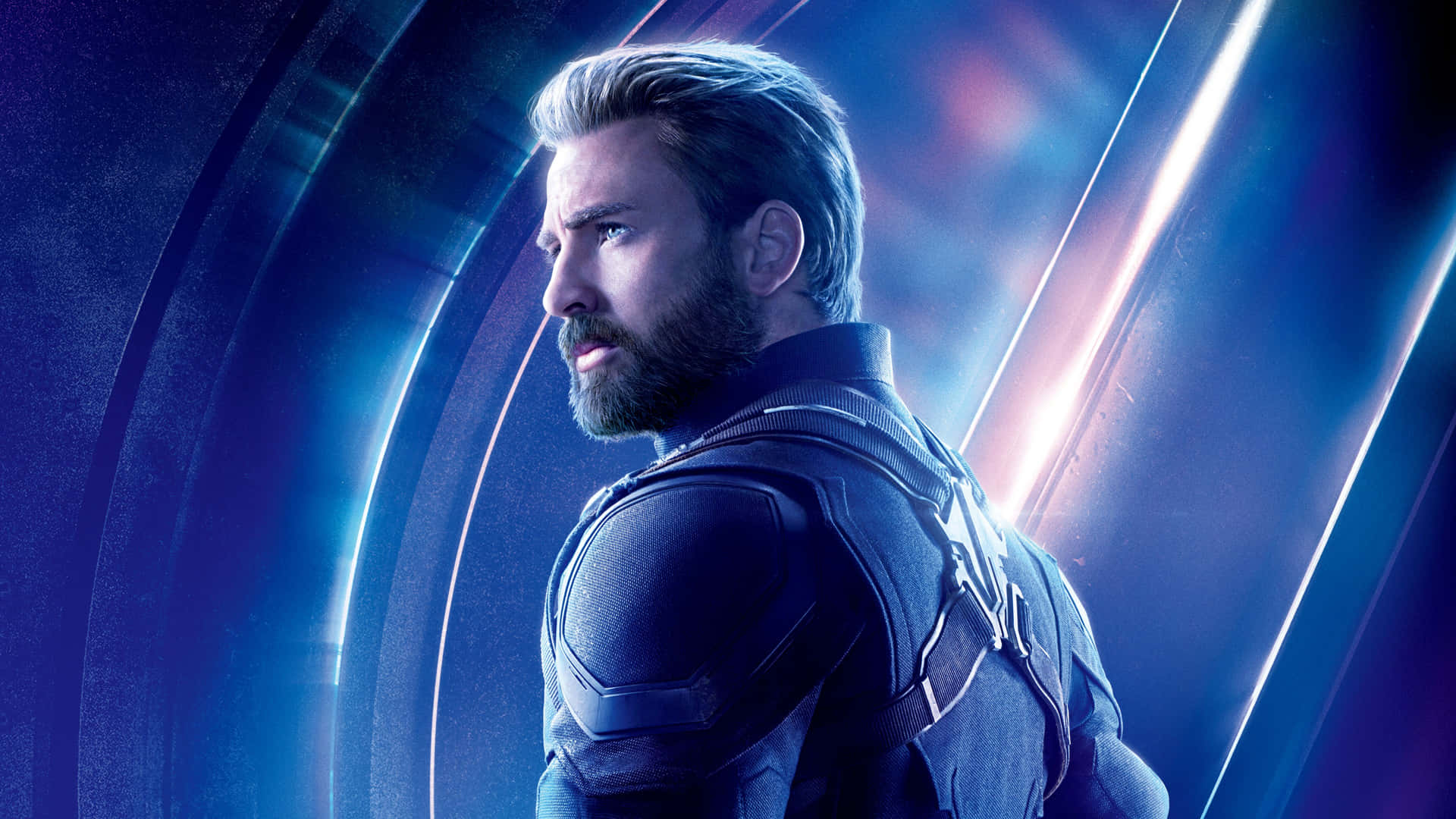 Avengers Endgame Captain America Steve Rogers Medium Shot Background