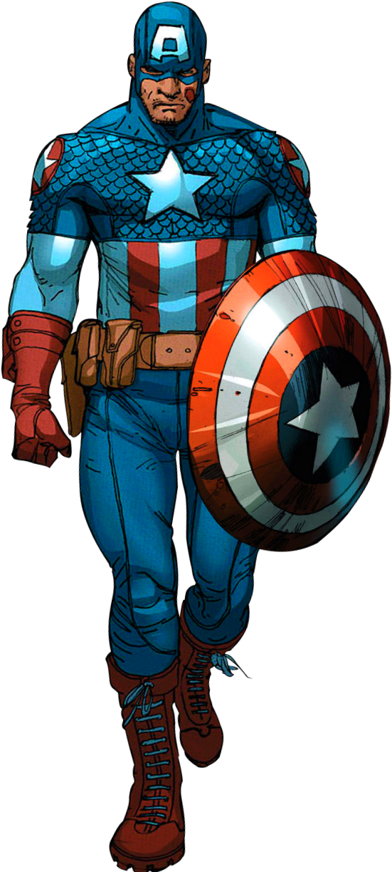 Captain America Classic Pose PNG