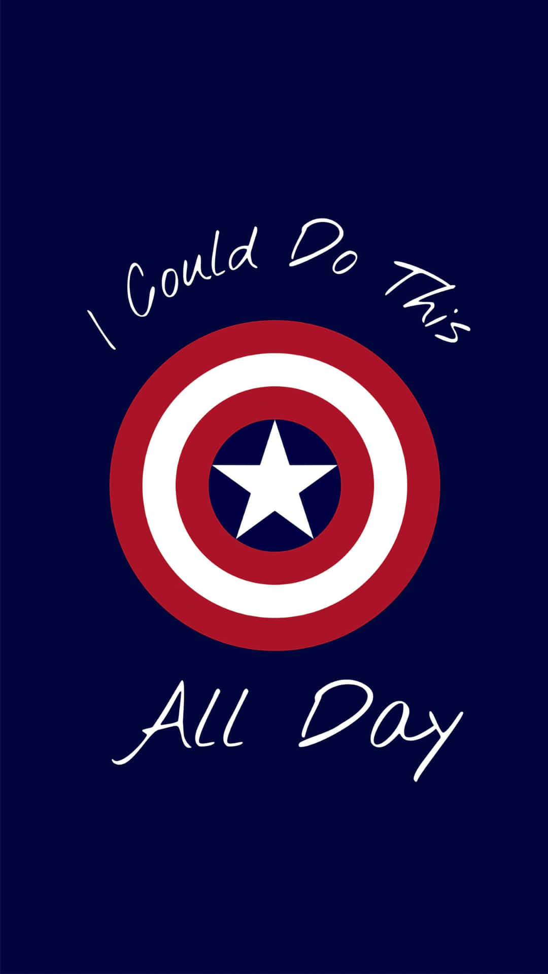 Føl kølig og magtfuld med Captain America! Wallpaper