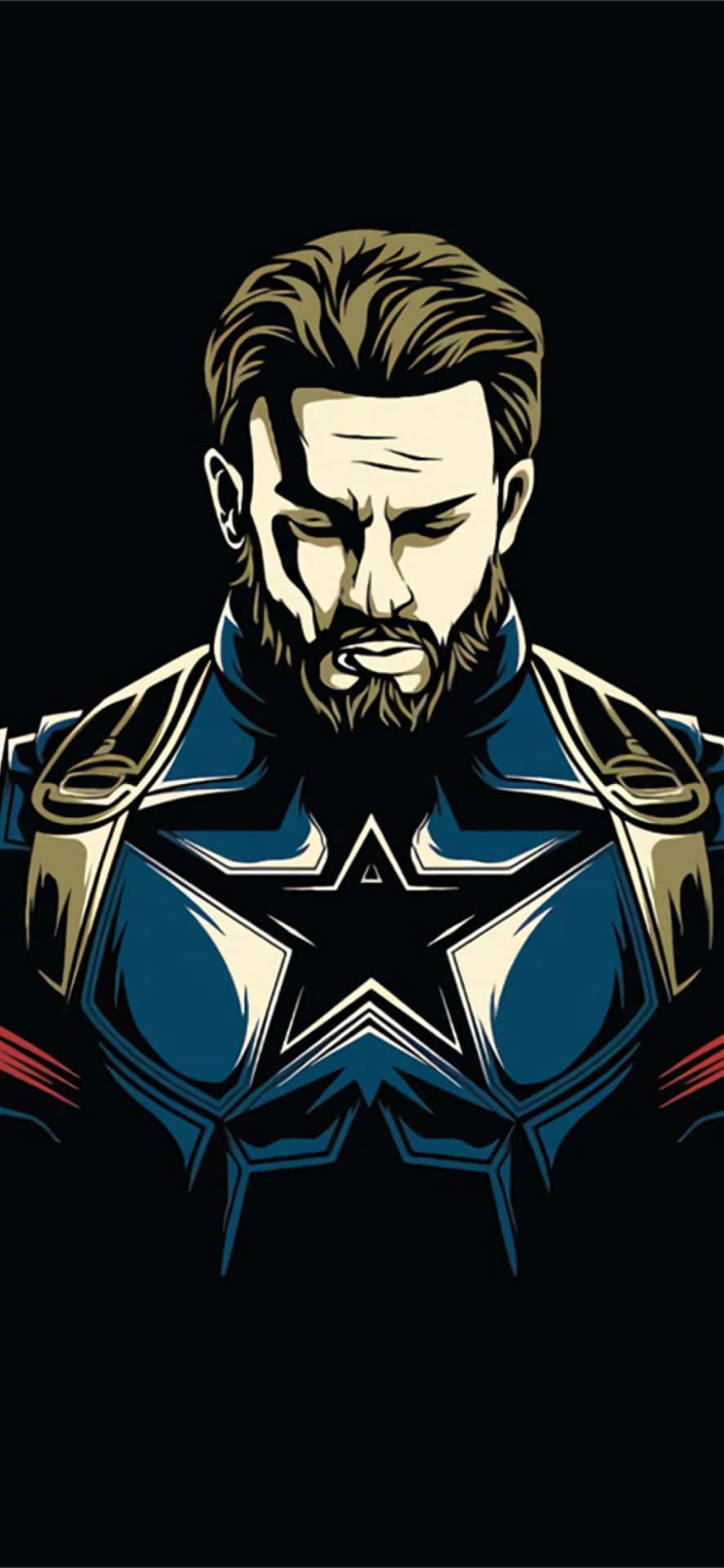 Join Captain America in the Quest to Conquer Coolness Wallpaper
