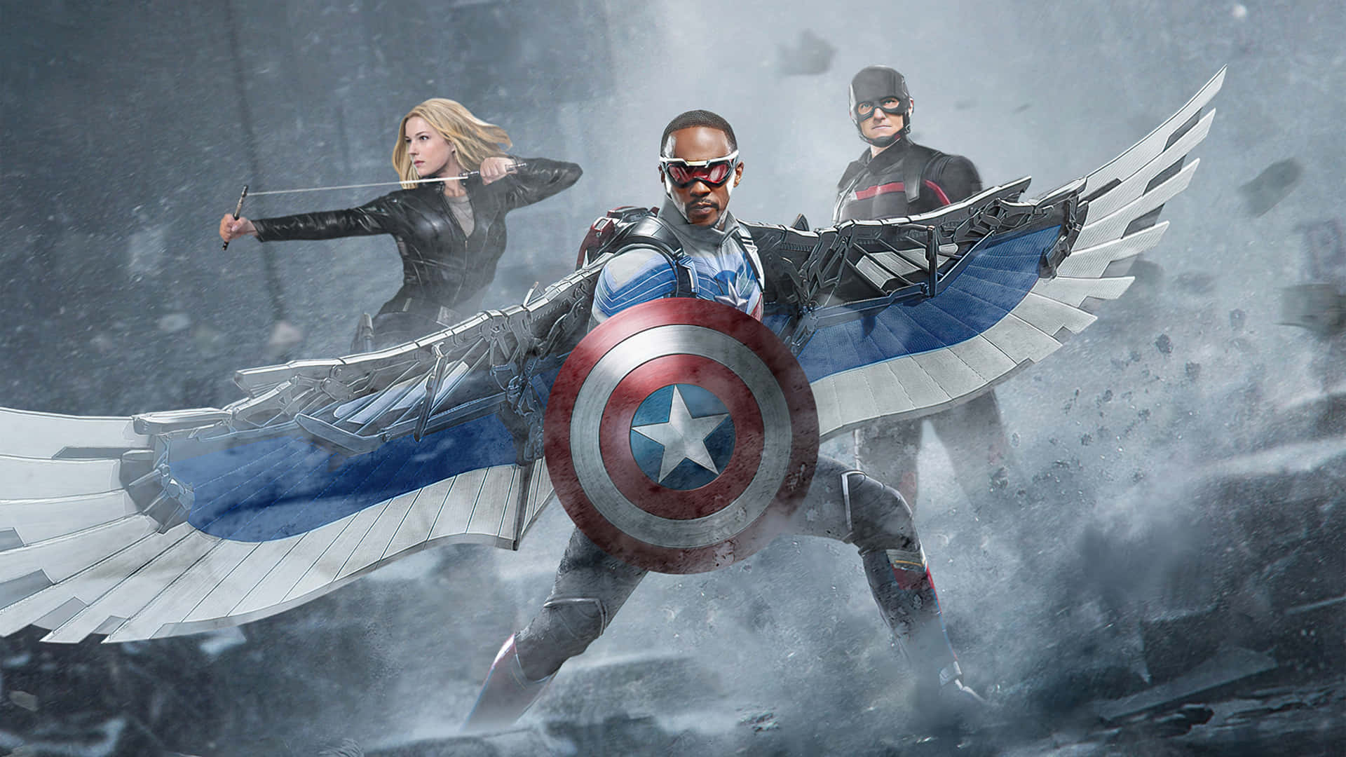 Representandola Libertad Y La Justicia: Capitán América. Fondo de pantalla