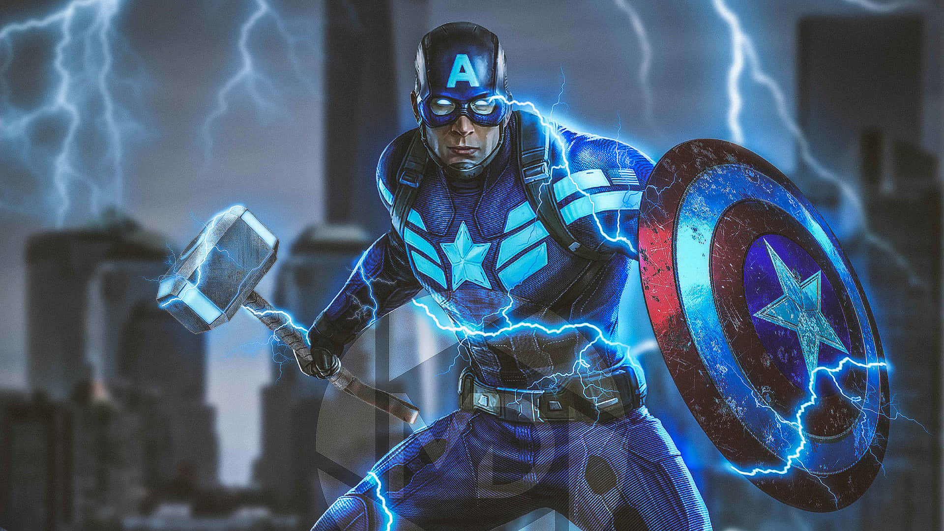 The Avengers Captain America 4K wallpaper