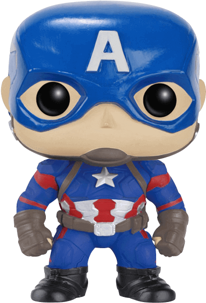 Captain America Funko Pop Figure PNG