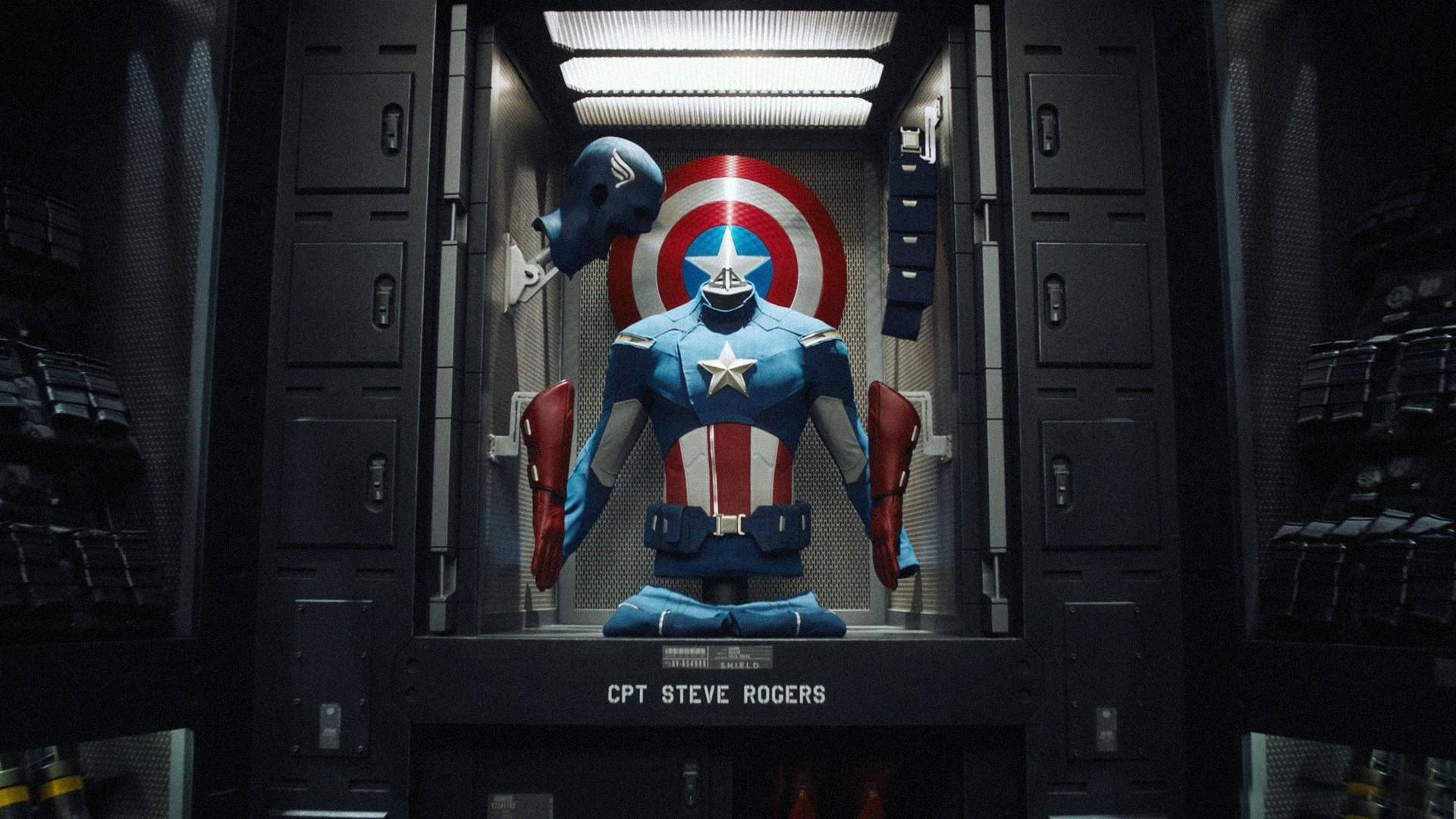 Captain America Hero Costume 1080p Hd Desktop Wallpaper