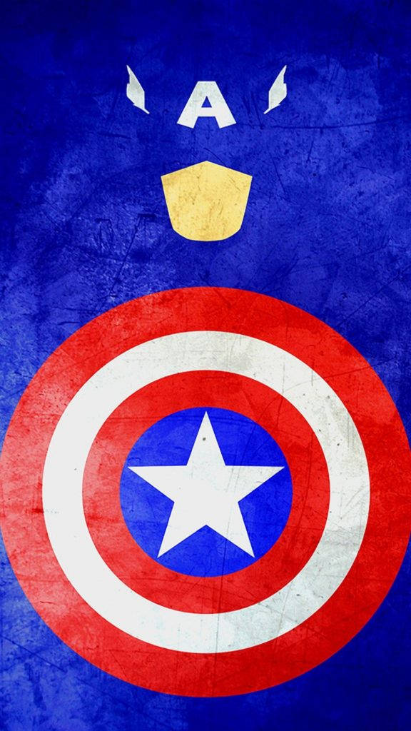 Artede Capitán América Para Iphone. Fondo de pantalla