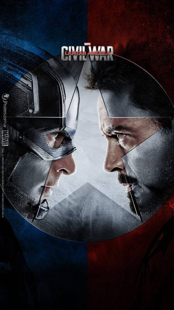 Captain America Iphone Borgerkrig Wallpaper