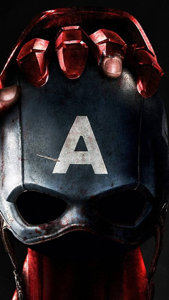 Captain America Iphone Helmet Wallpaper