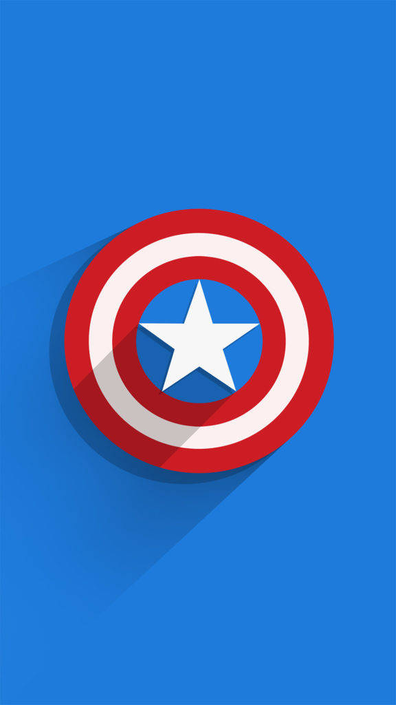 Artedel Escudo De Capitán América Para Iphone Fondo de pantalla