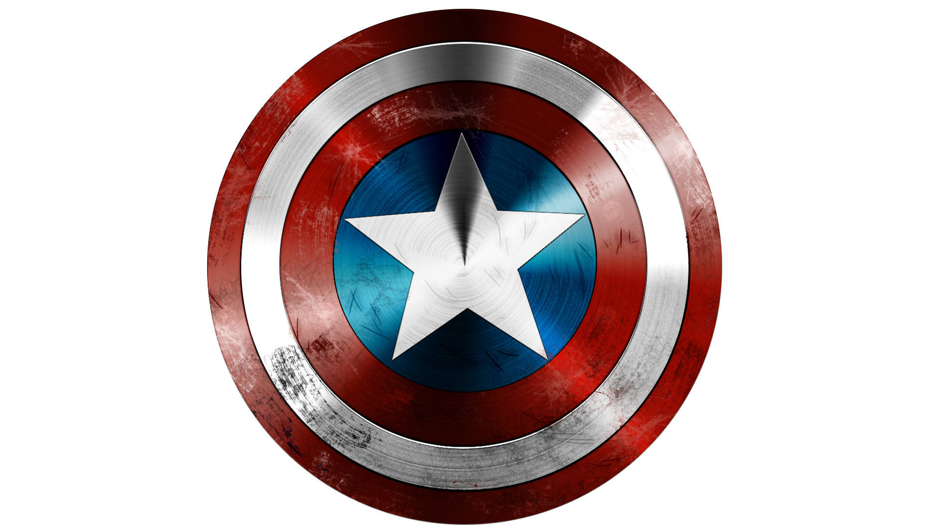 Wallpaper - Captain America iPhone Shiny Skjold Tapet Wallpaper